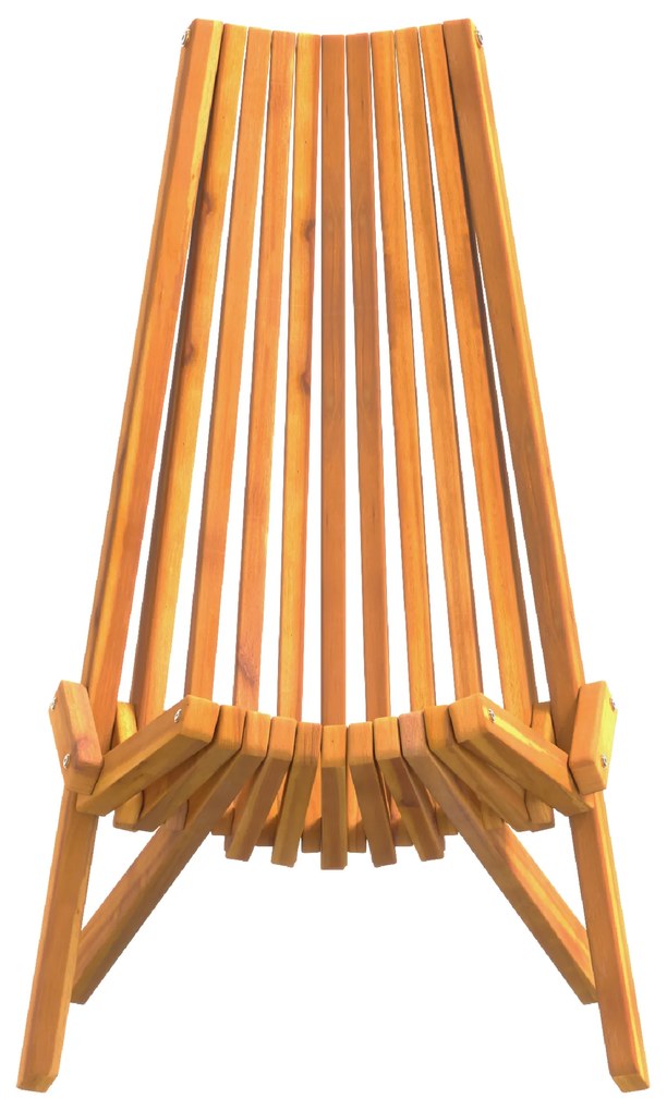 vidaXL Φορητές καρέκλες κήπου 2 pcs Καφέ 56 x 69 x 84 μ