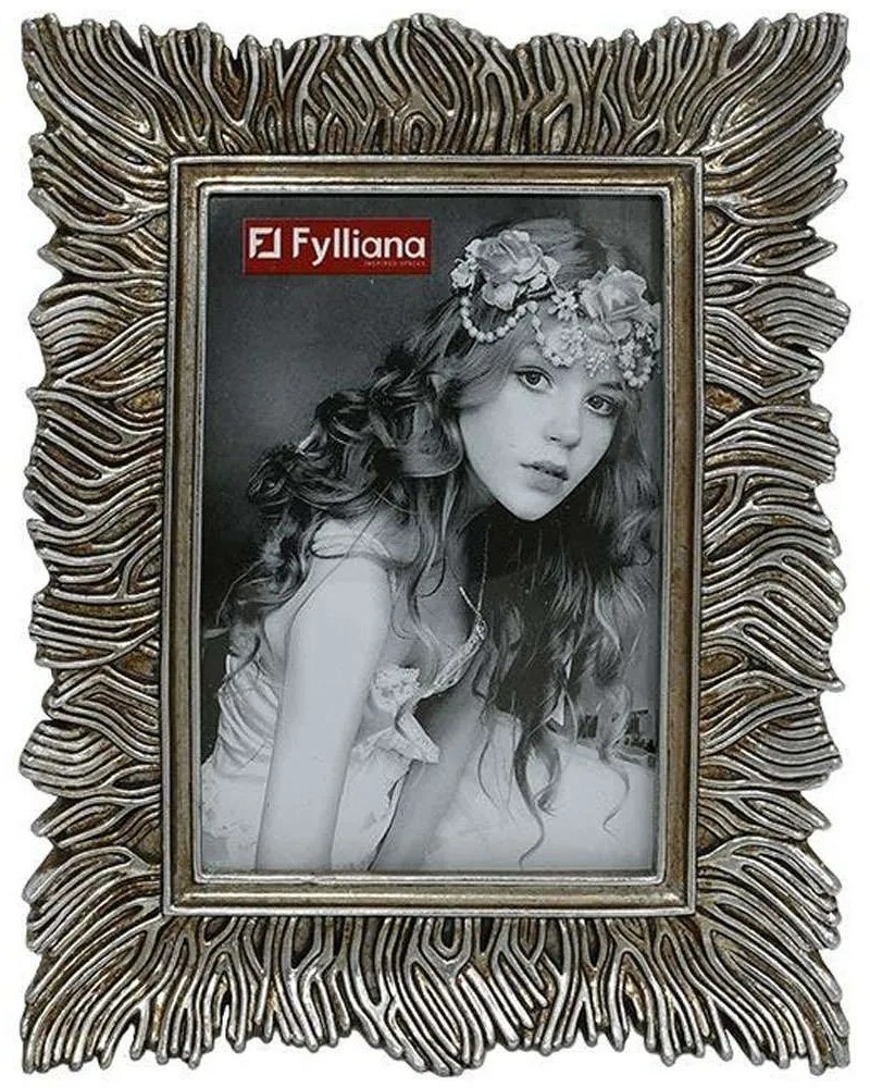 Κορνίζα 279-224-257 13x18cm Silver Polyresin