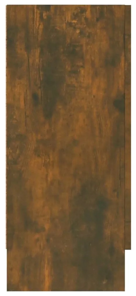 vidaXL Βιτρίνα Καπνιστή Δρυς 120x30,5x70 εκ. από Επεξεργασμένο Ξύλο