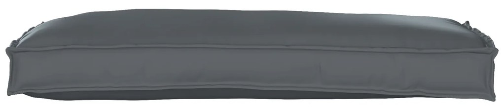 vidaXL Μαξιλάρι Πατάκια για Πάγκο Ανθρακί 100x40x8 εκ Fabric Oxford
