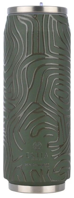 ESTIA ΘΕΡΜΟΣ TRAVEL CUP SAVE THE AEGEAN 500ml OLIVE FLOW