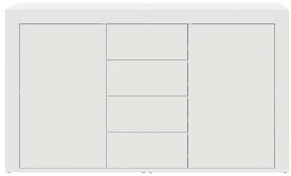 vidaXL Πλαϊνό γραφείο Λευκό 120 x 36 x 69 εκ Επεξεργασμένο ξύλο