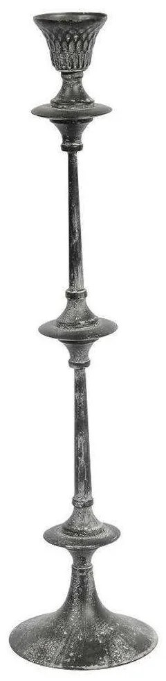 Κηροπήγιο Μεταλλικό LIX216 63x15,5x15,5cm Grey Espiel Metal