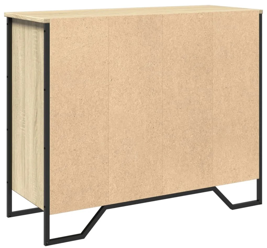 vidaXL Ντουλάπι Sonoma Δρυς 91x35,5x74,5 εκ. από Επεξεργασμένο Ξύλο