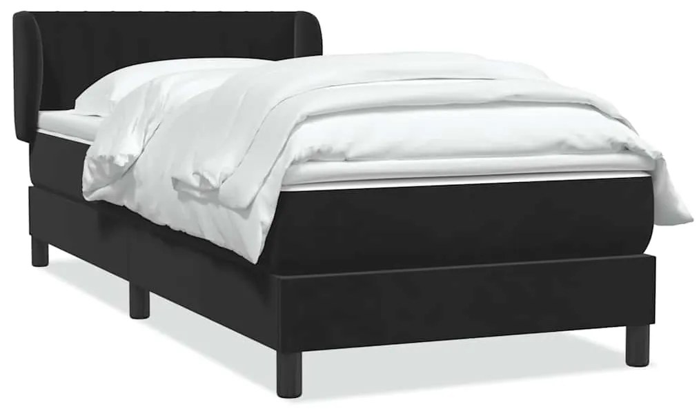 ΚΡΕΒΑΤΙ BOXSPRING ΜΕ ΣΤΡΩΜΑ ΜΑΥΡΟ 90X220 ΕΚ. ΒΕΛΟΥΔΙΝΟ 3317723