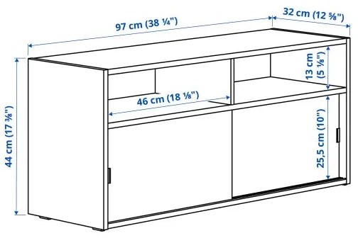 SPIKSMED σύνθεση αποθήκευσης TV, 234x32x96 cm 795.352.97