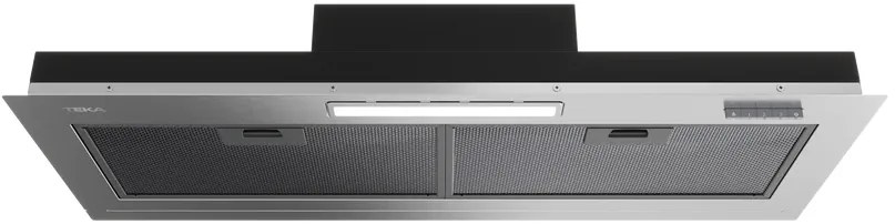Teka GFI 93030 KOS IX Πλήρως εντοιχιζόμενος απορροφητήρας &amp; με χώρο για αποθήκευση 90cm Inox Black