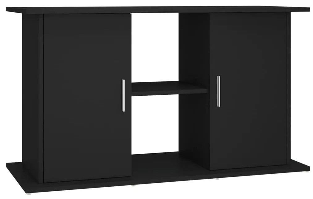 vidaXL Βάση Ενυδρείου Μαύρη 101 x 41 x 58 εκ. από Επεξεργασμένο Ξύλο