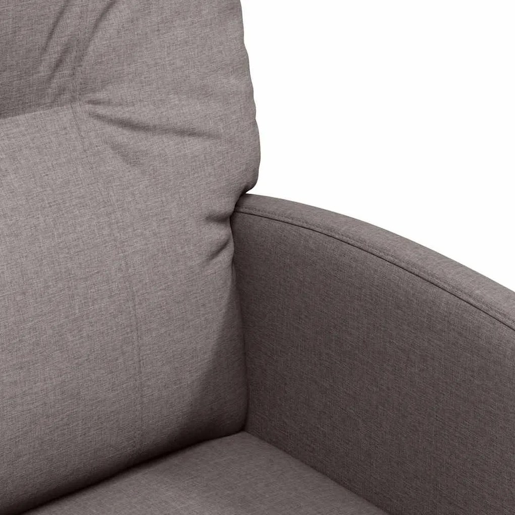 vidaXL Καρέκλες Φαγητού με Ρόδες 2 pcs Taupe 57 x 67 x 95 εκ ύφασμα