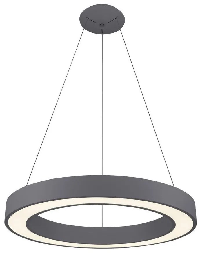Φωτιστικό Οροφής Led 80W Φ80 Anthracite VK/04243PE/AN/W/80 VKLed Aluminium