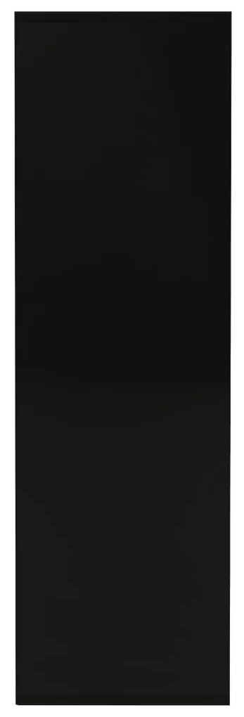 Βιβλιοθήκη Μαύρη 98 x 29 x 97,5 εκ. Επεξεργασμένο Ξύλο - Μαύρο
