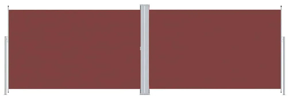 vidaXL Σκίαστρο Πλαϊνό Συρόμενο Καφέ 220 x 600 εκ.