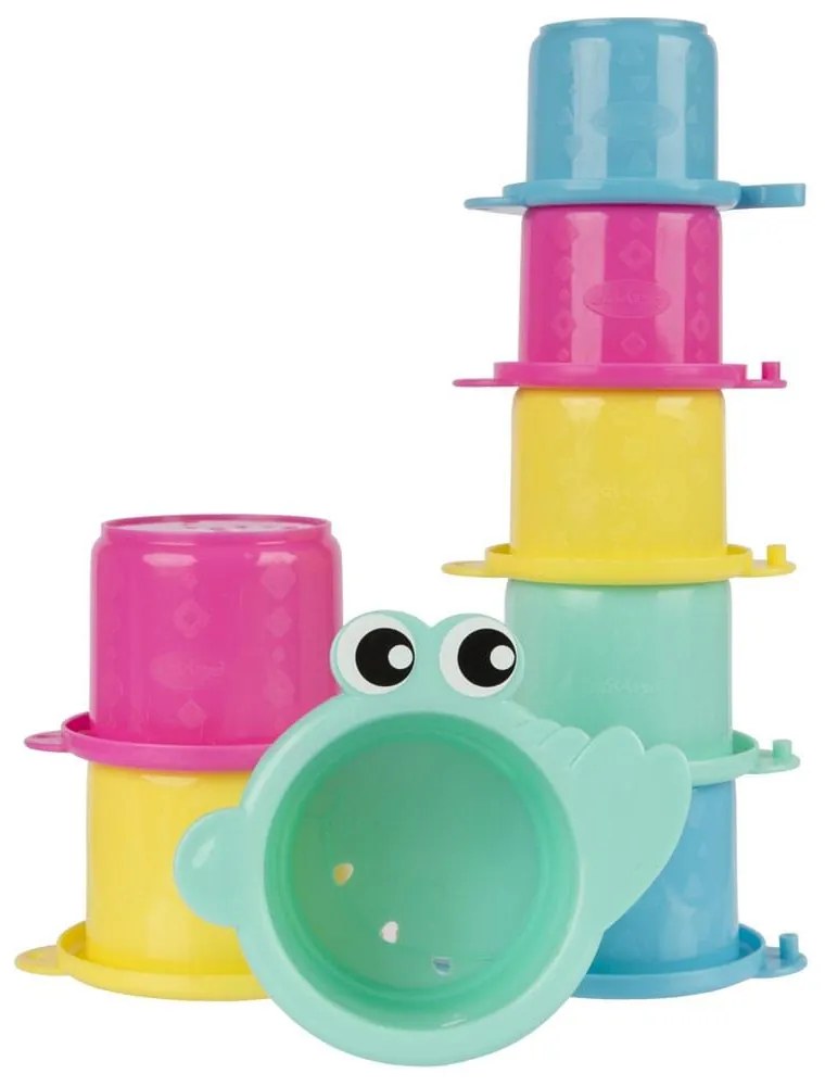 Παχνίδι Στοίβαξης Croc Cups (Σετ 8τμχ) 018026907 8+ Μηνών Multi Playgro