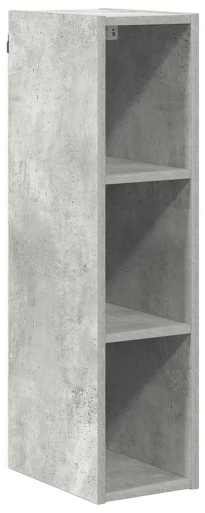 vidaXL Κρεμαστό ντουλάπι Σκυρόδεμα Γκρι 20 x 29,5 x 80 εκ.