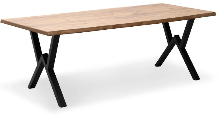 Τραπέζι Walter Megapap Mdf - μεταλλικό χρώμα ακακίας 200x100x75εκ.-GP038-0005,1