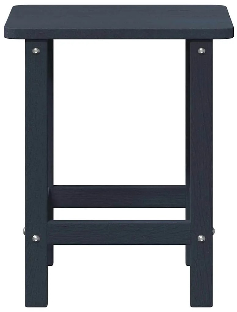 vidaXL Adirondack Τραπέζι Πλευρό Ναυτικό Μπλε 38x38x46 εκ. από HDPE