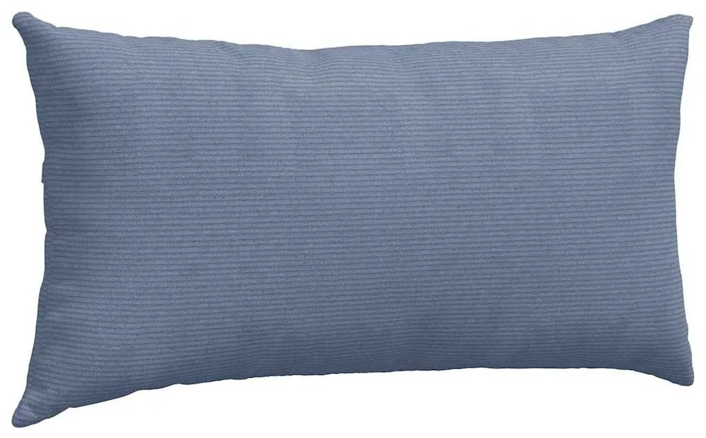 vidaXL Μαξιλάρι Καναπέ 2 pcs Μπλε 80 x 40 cm Υφασμάτινο Κορντουρά