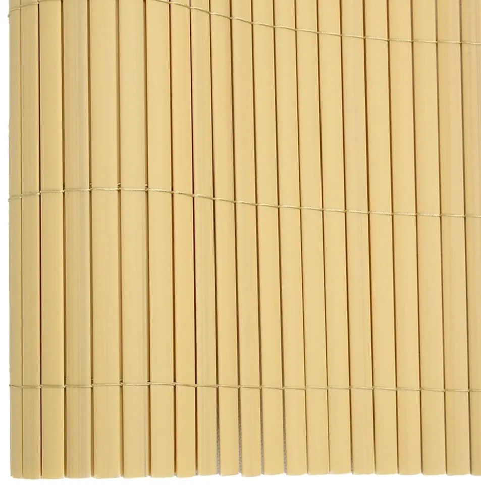 vidaXL Περίφραξη Κήπου Διπλής Όψης Κίτρινη 110 x 400 εκ.