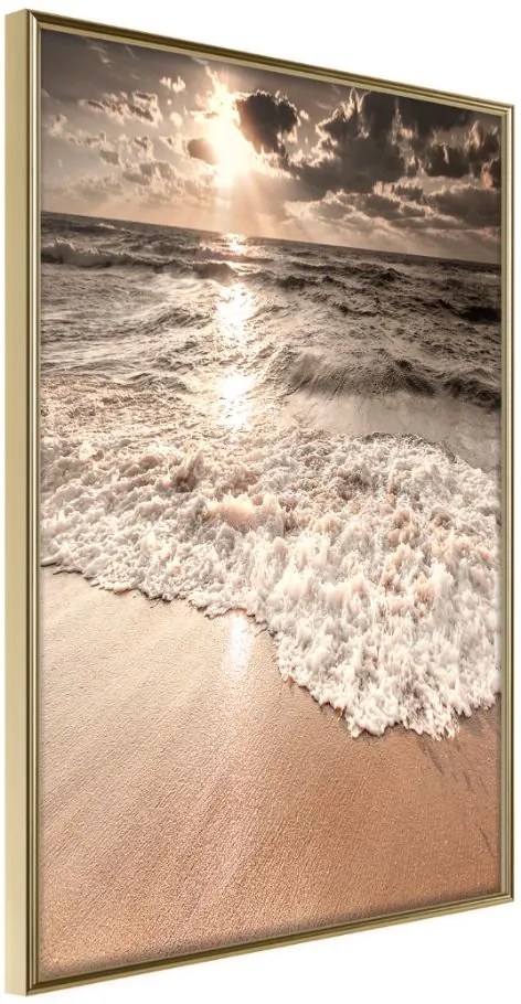 Αφίσα - Beach of Memories - 20x30 - Χρυσό - Χωρίς πασπαρτού