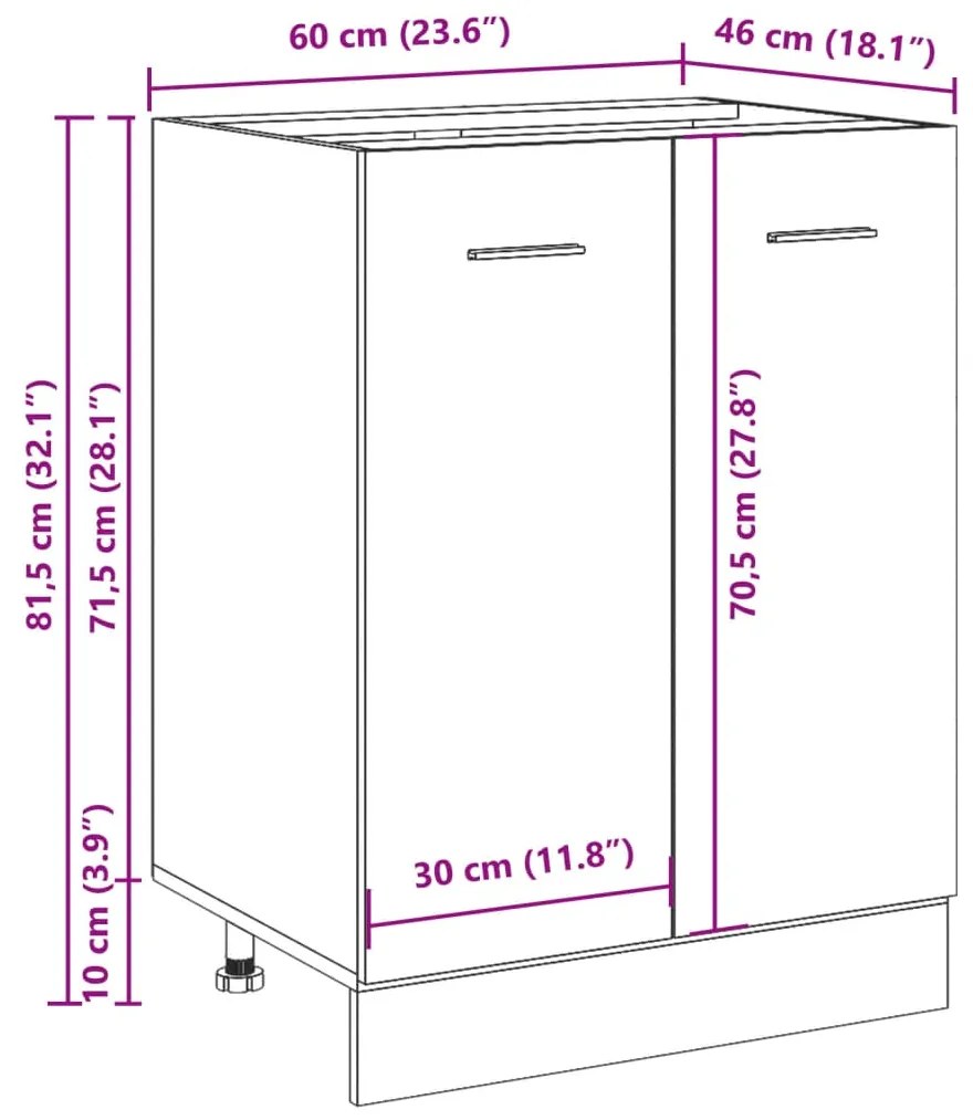 ΝΤΟΥΛΑΠΙ ΔΑΠΕΔΟΥ ΓΚΡΙ ΣΚΥΡΟΔΕΜΑΤΟΣ 60X46X81,5 ΕΚ. ΕΠΕΞ. ΞΥΛΟ 856073