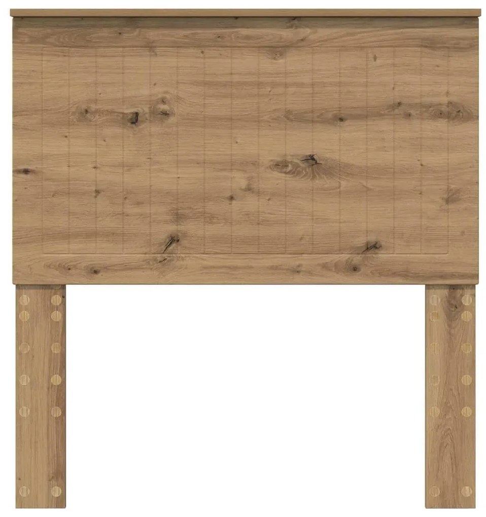 vidaXL Κεφαλάρι με κεφαλάρι Artisan Oak 90 cm Επεξεργασμένο ξύλο