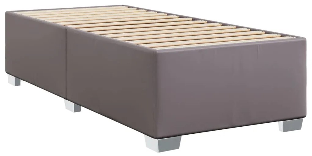 ΚΡΕΒΑΤΙ BOXSPRING ΜΕ ΣΤΡΩΜΑ ΓΚΡΙ 90X200 ΕΚ. ΑΠΟ ΣΥΝΘΕΤΙΚΟ ΔΕΡΜΑ 3285195