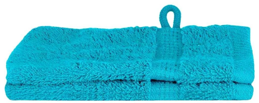 vidaXL a Πετσέτες Προσώπου SOLUND 2 pcs Τιρκουάζ Βαμβάκι