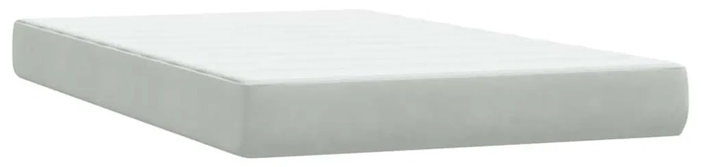 ΚΡΕΒΑΤΙ BOXSPRING ΜΕ ΣΤΡΩΜΑ ΑΝΟΙΧΤΟ ΓΚΡΙ 120X220 ΕΚ. ΒΕΛΟΥΔΙΝΟ 3317019