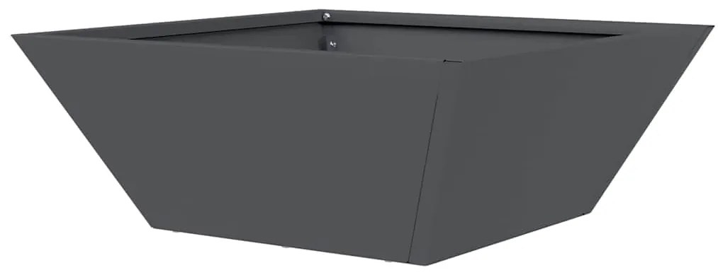 vidaXL Γλάστρα Κήπου Ανθρακί 40 x 40 x 15 cm Ψυχρής έλασης χάλυβας