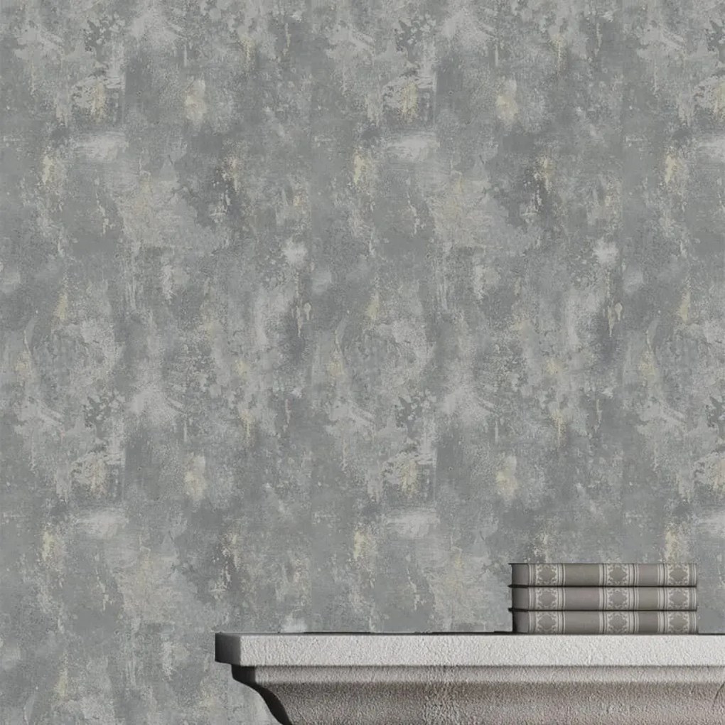 DUTCH WALLCOVERINGS Ταπετσαρία Τοίχου Σκυρόδεμα Γκρι TP1008 - Γκρι