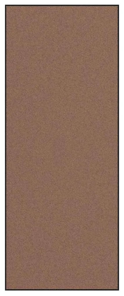 vidaXL Χαλάκι Εξώπορτας Καφέ και Μαύρο 120 x 300 cm