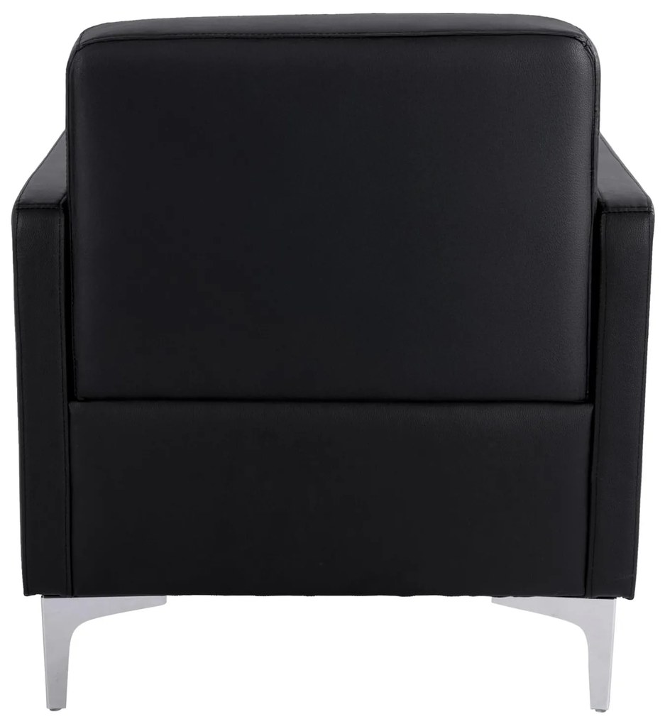 Πολυθρόνα NELLIE C3159.11 με PU Μαύρο 64x71x71Υ εκ. 64x71x71 εκ.