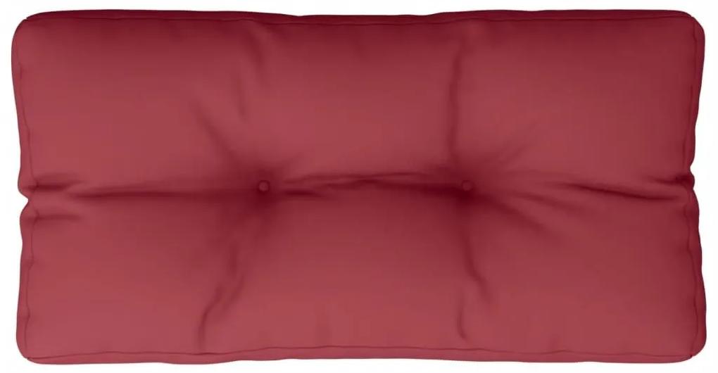 Μαξιλάρι Παλέτας Μπορντό 70 x 40 x 12 εκ. Υφασμάτινο - Κόκκινο