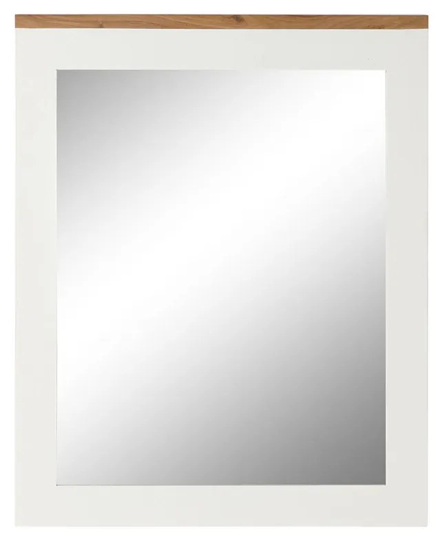 Τοίχο καθρέφτη DKD Home Decor Λευκό Καφέ Urban 90 x 1,5 x 113 cm