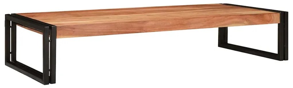 vidaXL Ράφι μπάνιου 120 x 50 x 23 εκ. Στερεό ξύλο μάγκο, σίδηρος