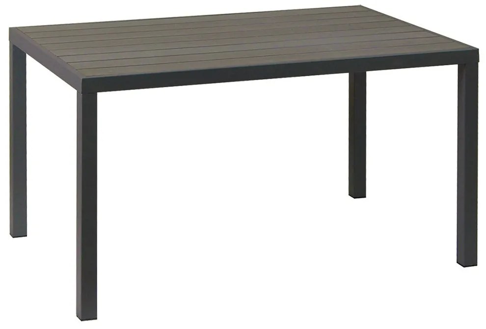 Τραπέζι Παραλ/μο Mε Polywood 223929 154x84x72cm Grey