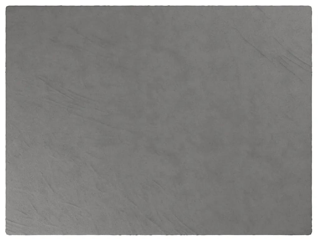 vidaXL Κουβέρτα Βαρύτητας με Κάλυμμα Γκρι 150x200 εκ. 7 κ. Υφασμάτινη
