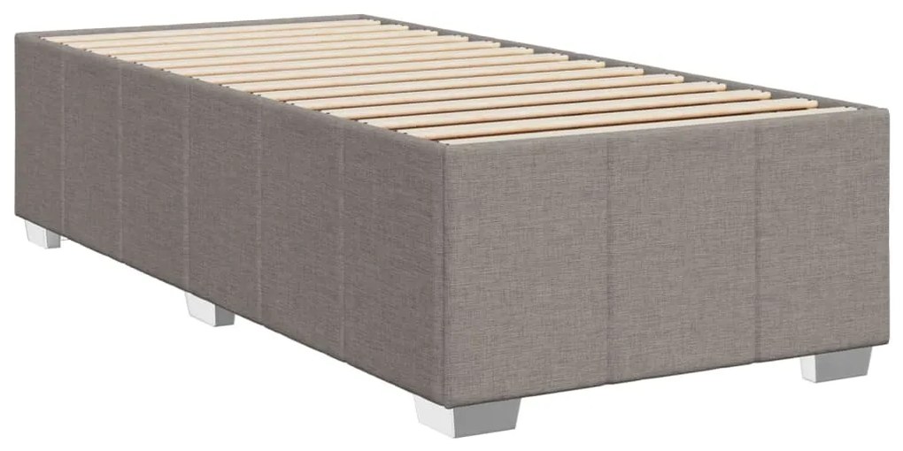 ΚΡΕΒΑΤΙ BOXSPRING ΜΕ ΣΤΡΩΜΑ TAUPE 100 X 200 ΕΚ. ΥΦΑΣΜΑΤΙΝΟ 3286990