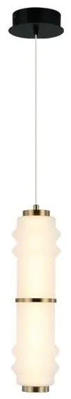 Κρεμαστό Φωτιστικό Οροφής LED 14W Λευκό Γυαλί Dereck 4322600 Viokef 4322600 Λευκό
