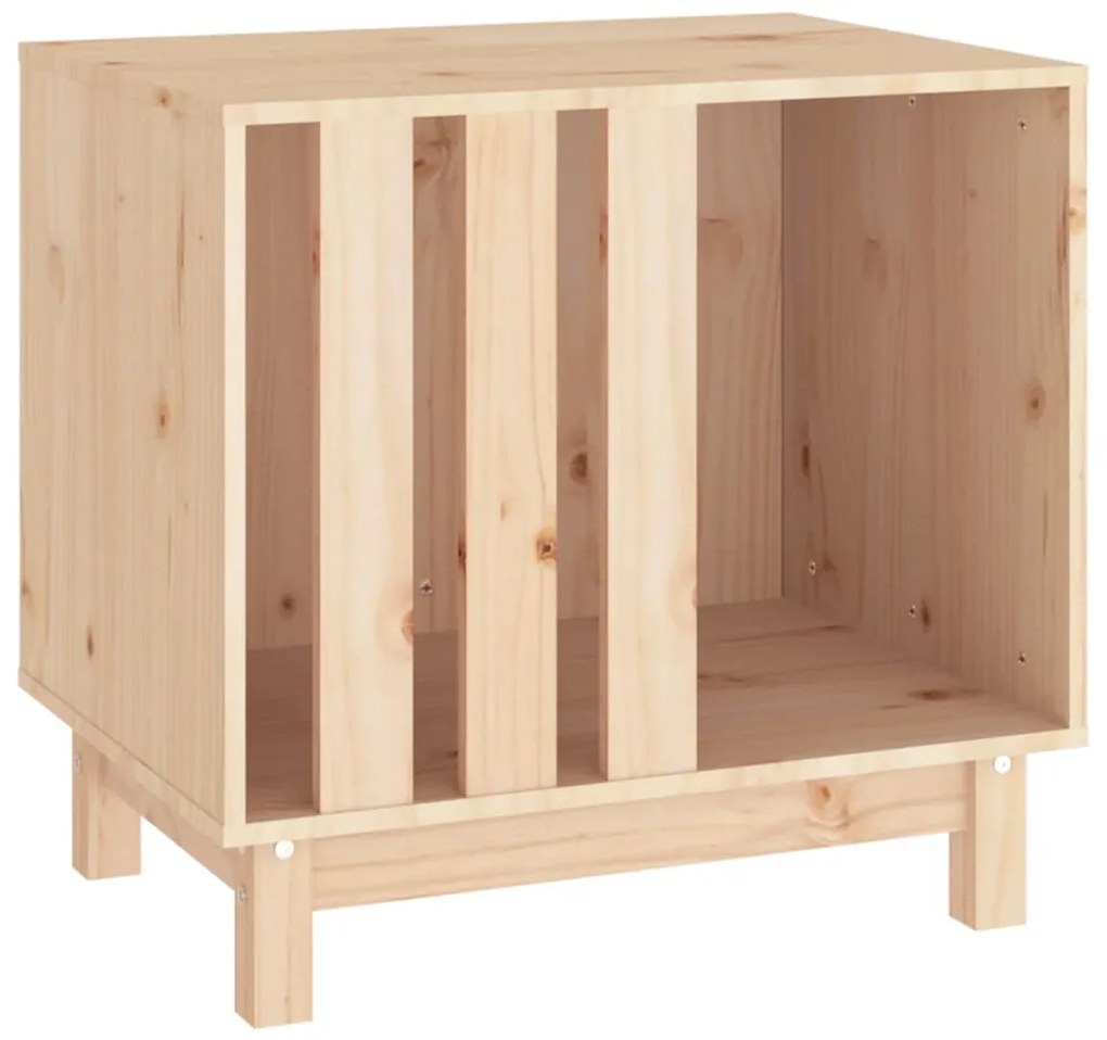 vidaXL Σπιτάκι Σκύλου 60 x 45 x 57 εκ. από Μασίφ Ξύλο Πεύκου