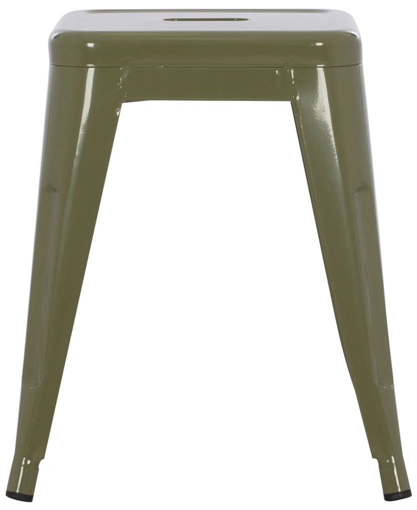 ΣΚΑΜΠΟ ΜΕΤΑΛΛΙΚΟ MELITA HM0096.43 ΣΕ DARK OLIVE ΧΡΩΜΑ 37x37x45Υεκ. (1 Τεμμάχια)
