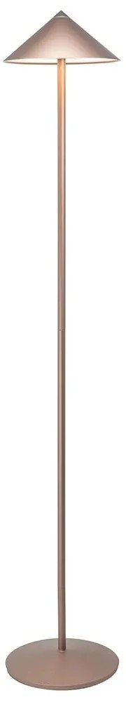 Φωτιστικό Δαπέδου Επαναφορτιζόμενο Pina XXL LD2670W3 Φ26x150cm LED 6W 2200/2700/3000K 554/655/663Lm Bronze Mat Zafferano