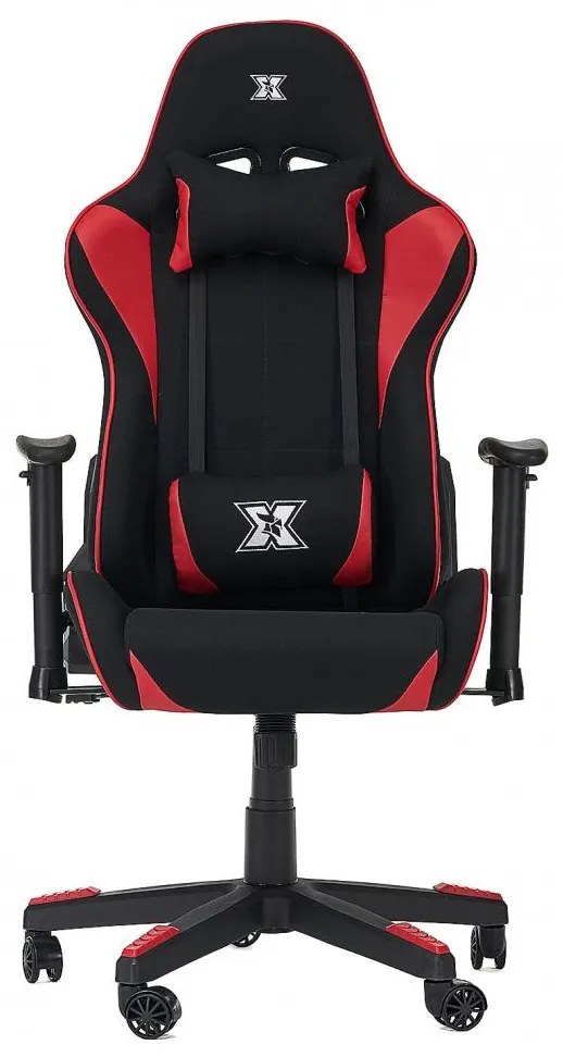 Serioux X-GC01-2D-T-R Torin Καρέκλα Gaming Δερματίνης με Ρυθμιζόμενα Μπράτσα Μαύρο / Κόκκινο