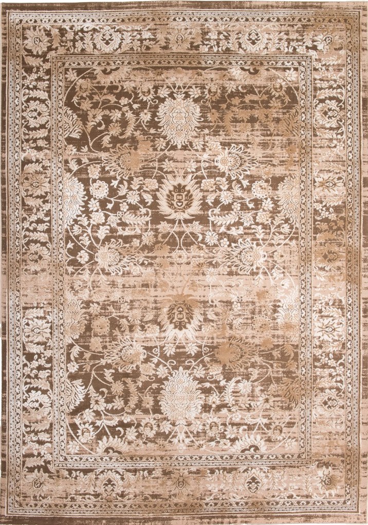 Χαλί VELVET 6027/Vison &#8211; 160×160 cm 160cm - Στρογγυλό