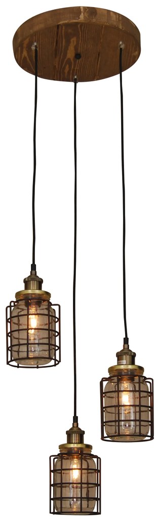 HL-2248JG-3P OKDA PENDANT HOMELIGHTING 77-3067