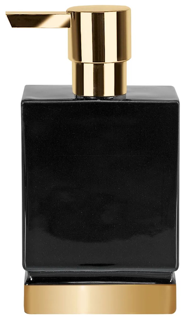 Δοχείο Κρεμοσάπουνου Spirella 03195.004 Roma Black/Gold