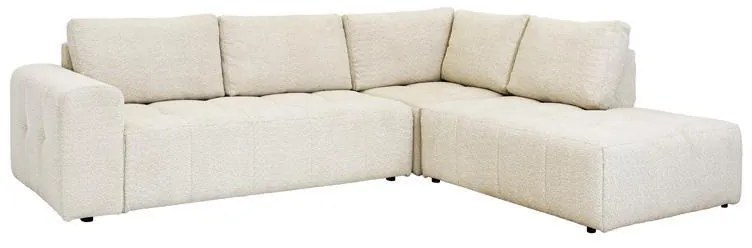 Γωνιακός Καναπές Carmen Fylliana Δεξιά Γωνία Κρέμ 304x242x89 εκ. 304x242x89 εκ.