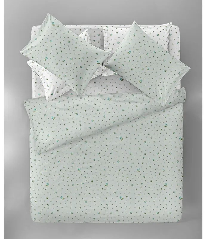 Σετ Παπλωματοθήκη Υπέρδιπλη 225x245 Raffia Aqua 5206480648014