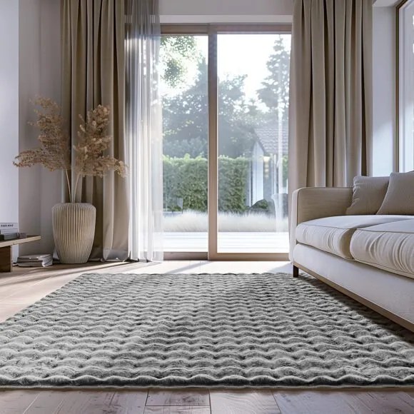 Beauty Home Χαλί Motion Art 9649 133x190 Γκρι