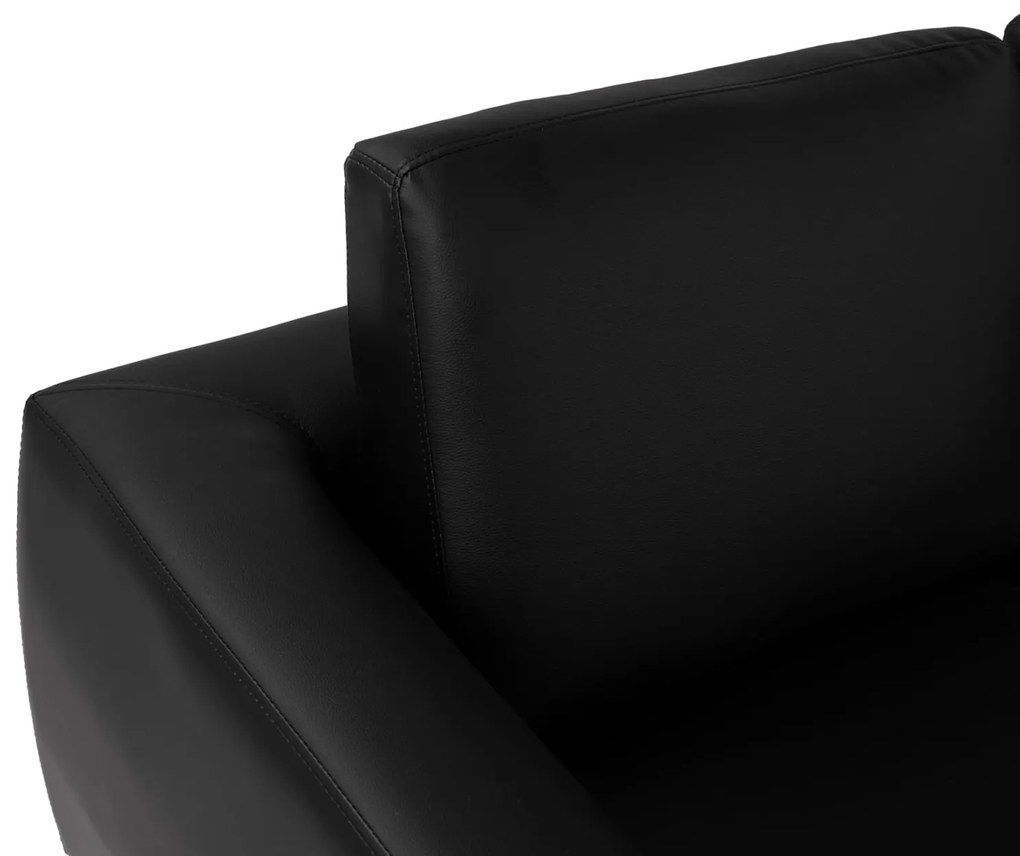 Πολυθρόνα KENZIE C3121.11 με PU Μαύρο 89x81x81 εκ. 89x81x81 εκ.